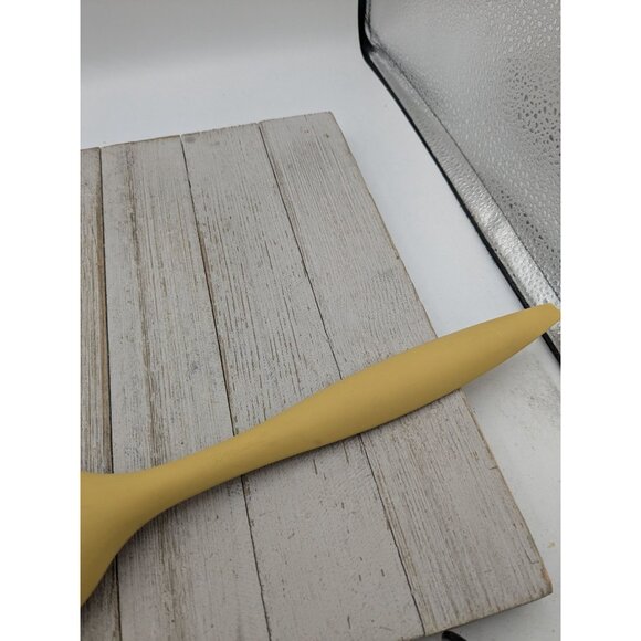 Tupperware Yellow Lot of 2 Salad Spoons Sporks Serving Utensil 12" - Picture 6 of 9